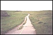 paved path on Nose Hill park - 39 kb